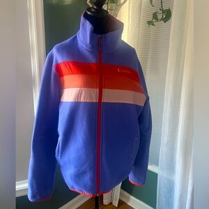 Cotopaxi women’s full zip fleece. Size L